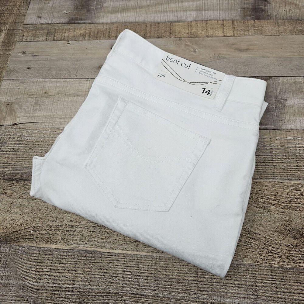 NWT J. Jill Jeans Size 14 Petite Women's Bootcut Stretch Mid Rise‎ Authentic Fit